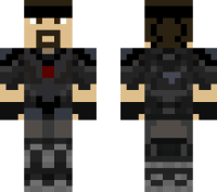 im back with a gears of war 3 withcommando dom  minecraft skin