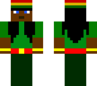 Rasta Man Bob Marley minecraft skin