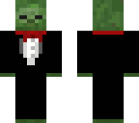 Zombie in a Tux minecraft skin