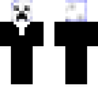 White creeper suit minecraft skin