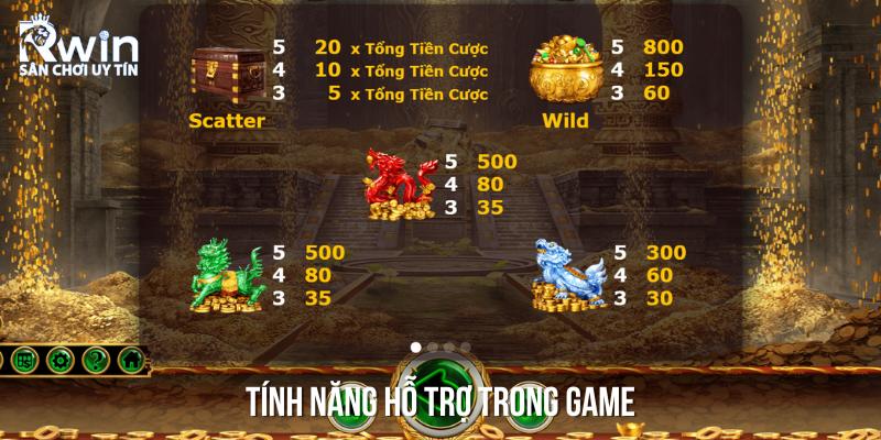 Tính năng hỗ trợ trong game nổ hũ tài lộc