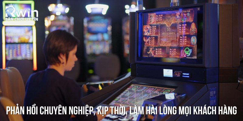 Nhà cái phản hồi chuyên nghiệp, kịp thời, làm hài lòng mọi khách hàng