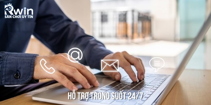 Chúng tôi cam kết hỗ trợ hội viên trong suốt 24/7h đồng hồ