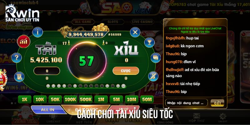 Tài Xỉu Siêu Tốc - Đánh Nhanh Thắng Lớn Chỉ Với Một Cú Lắc 6 Tài xỉu - Cách đăng ký và nhận thưởng chi tiết
