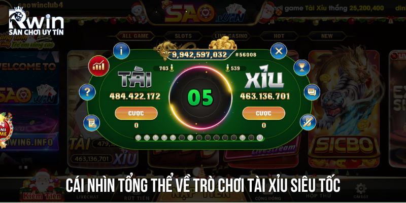 Giới thiệu ngắn gọn về tài xỉu siêu tốc 